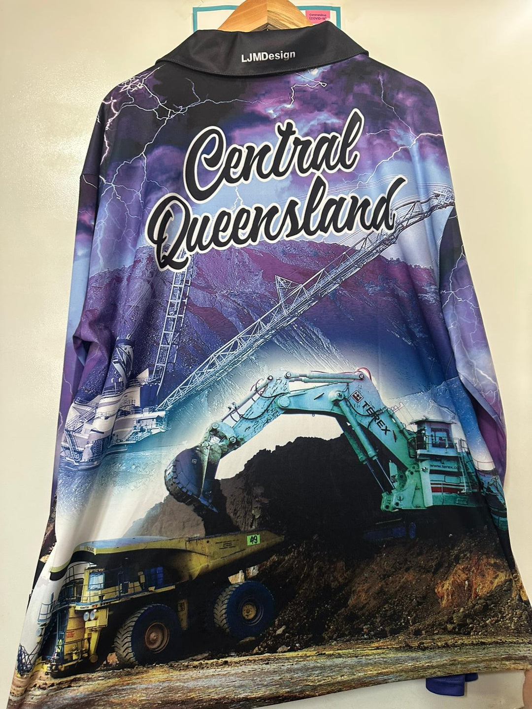 TSP Fishing Shirt Purple Long Sleeve - Central Queensland