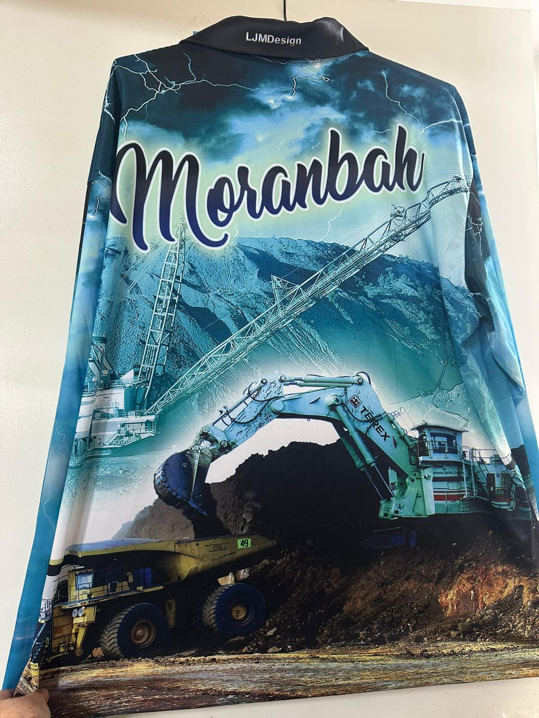 TSP Fishing Shirt Blue Long Sleeve