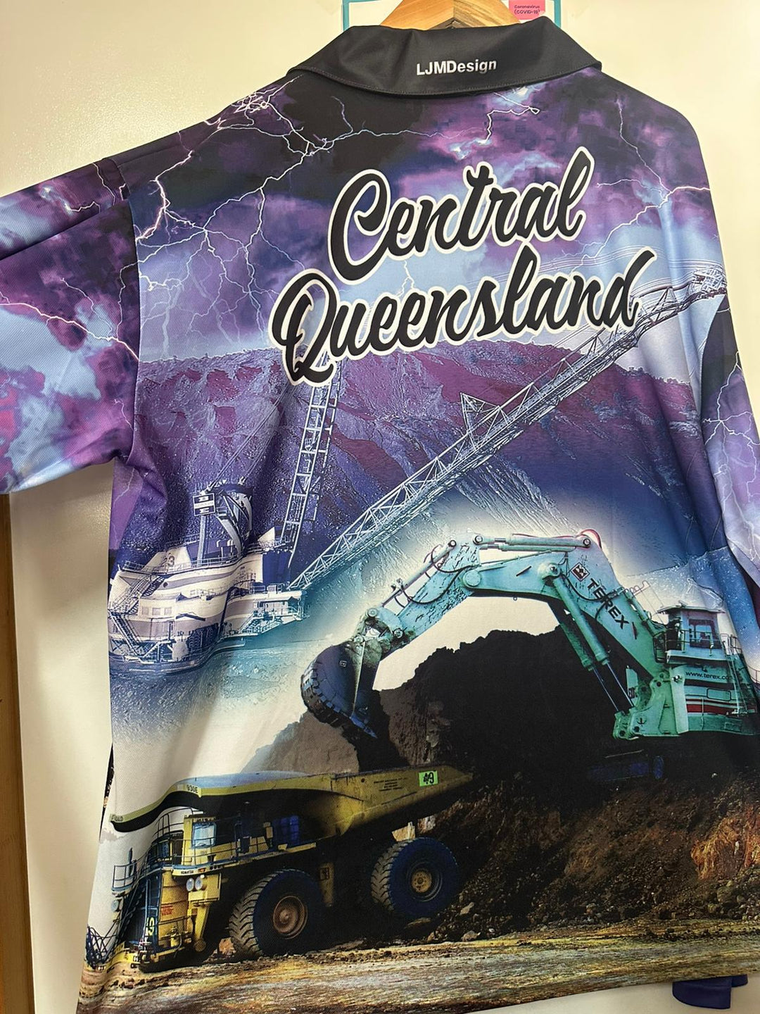 TSP Fishing Shirt Purple Long Sleeve - Central Queensland