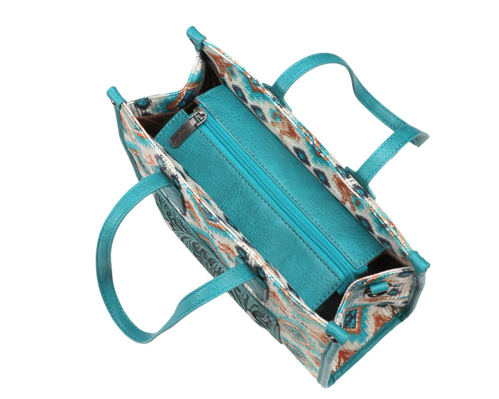Wrangler Aztec Crossbody Tote Bag