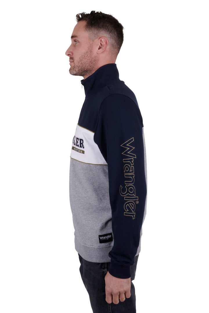 Wrangler Mens Edward 1/4 Zip Pullover