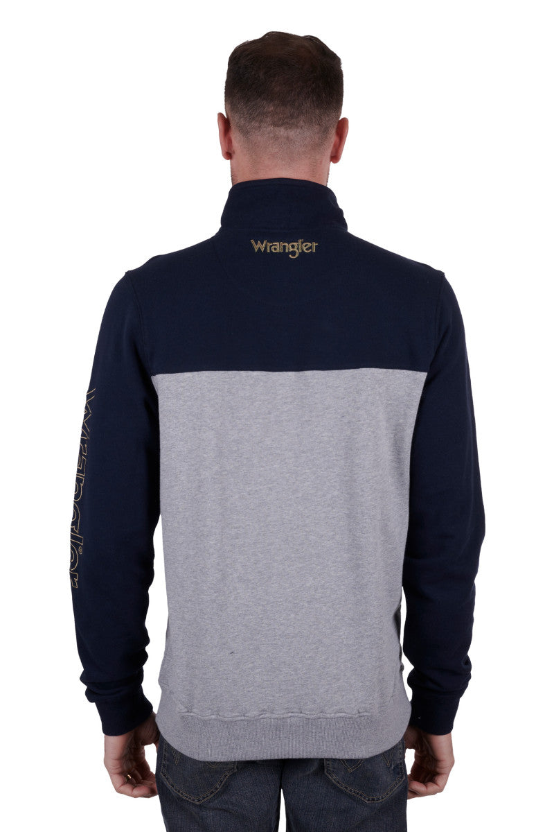 Wrangler Mens Edward 1/4 Zip Pullover