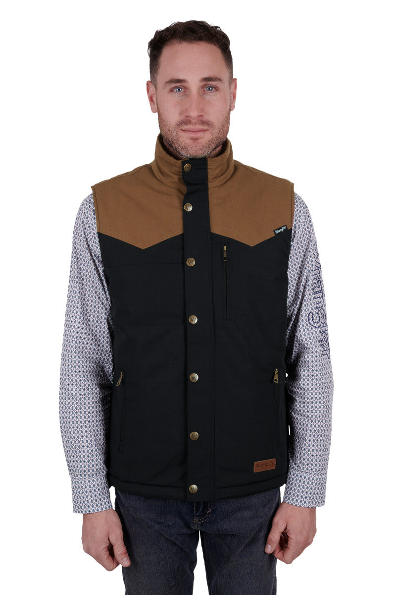 Wrangler Mens Spencer Vest - Size XS