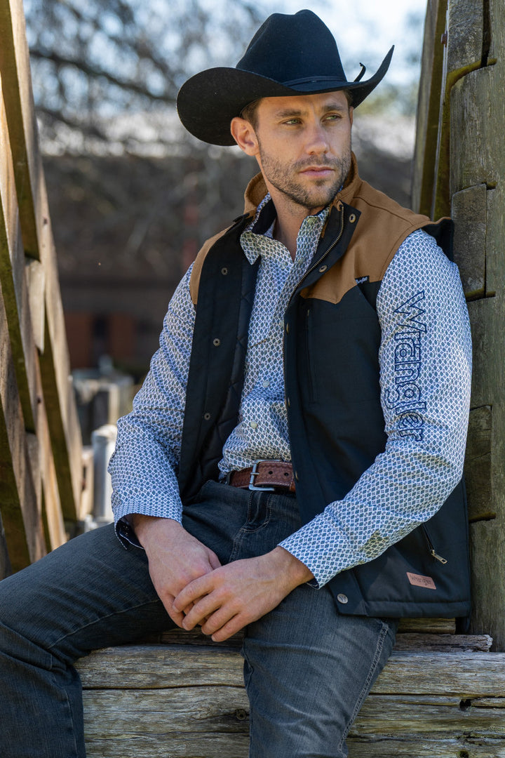 Wrangler Mens Spencer Vest - Size XS