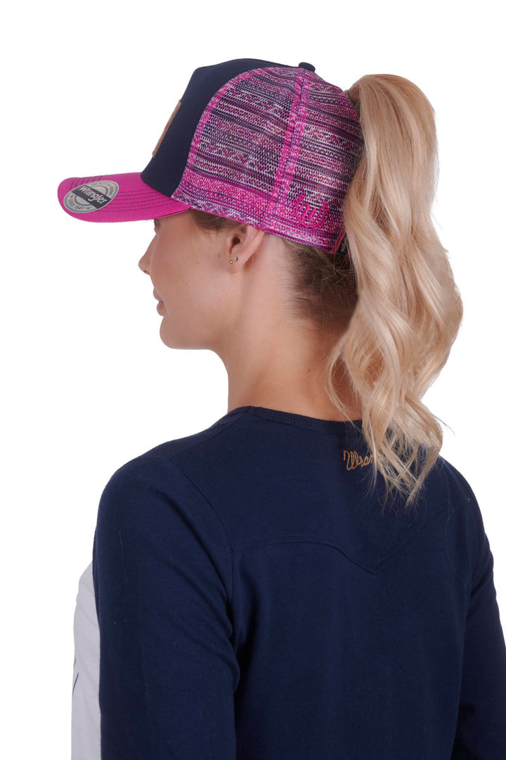 Wrangler Pheobe HP Ponytail Trucker Cap