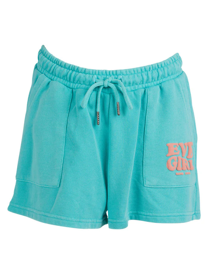 Eve Girl Aths Fleece Short Blue