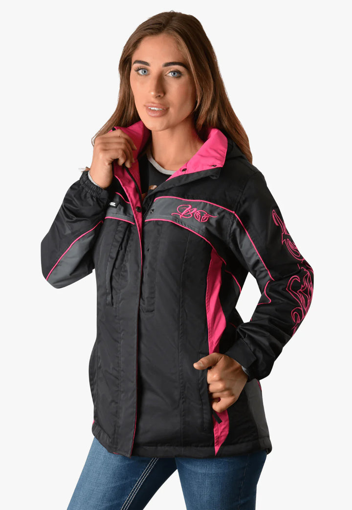 Bullzye Womens Carla Jacket Dark Navy/Purple