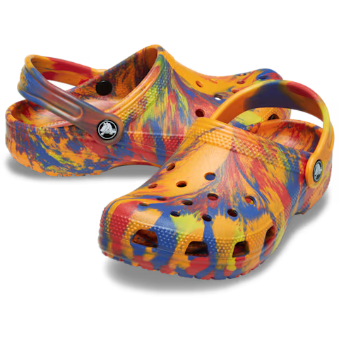Crocs Kids Classic Marbled Clog