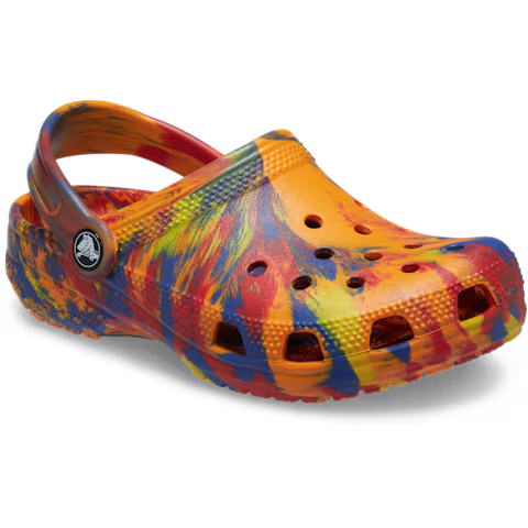 Crocs Kids Classic Marbled Clog