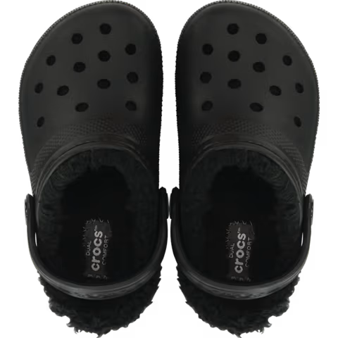 Crocs Toddler Classic Fleece Lined Clog - TheSquarePeg