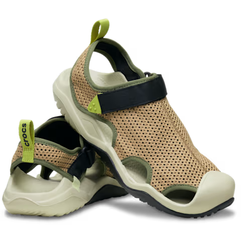 Crocs Mens Swiftwater Mesh Deck Sandal