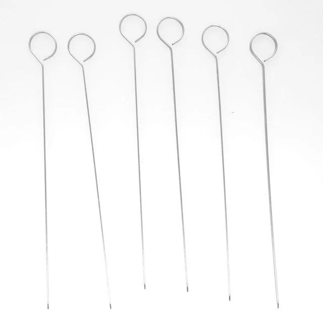 Grylt Stainless Steel Skewers, pack of 6