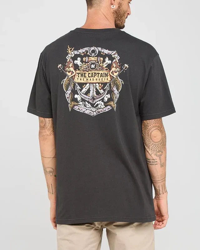 TMH DEEP SEA CAPTAIN | SS TEE - VINTAGE BLACK