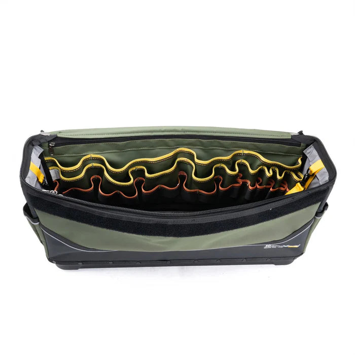 Rugged Xtreme Deluxe Tool Bag Canvas Med Green/Black - TheSquarePeg