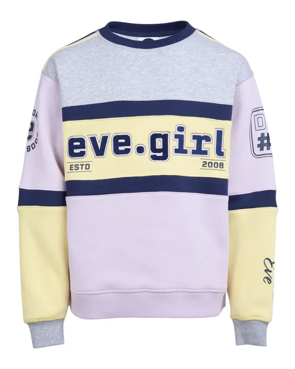 Eve Girl Division Panelled Crew