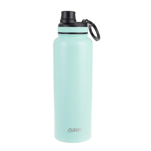 Oasis S/S Double Wall Insulated Challenger Sports Bottle W/ Screw Cap 1.1L - TheSquarePeg