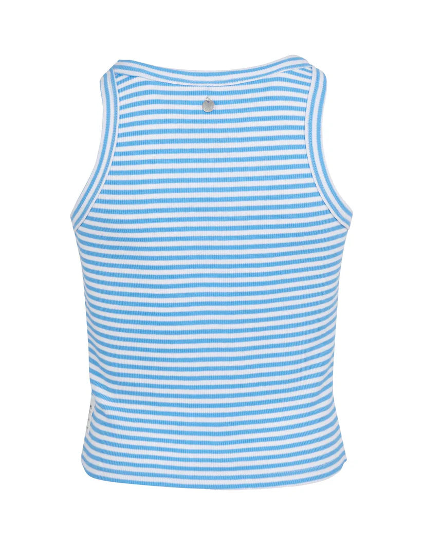 Eve Girl Everyday Stripe Rib Tank Blue