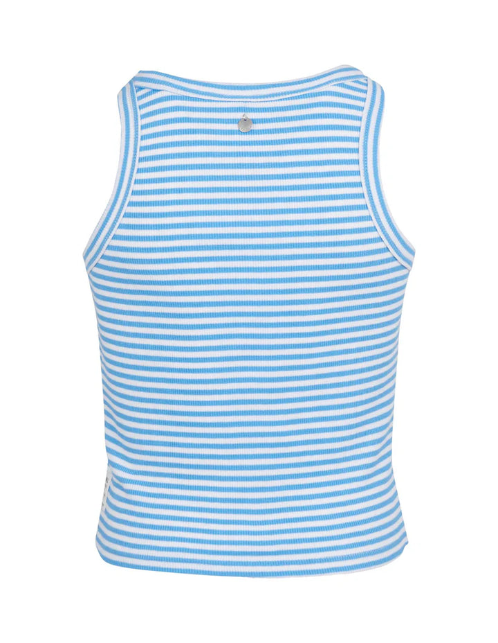 Eve Girl Everyday Stripe Rib Tank Blue