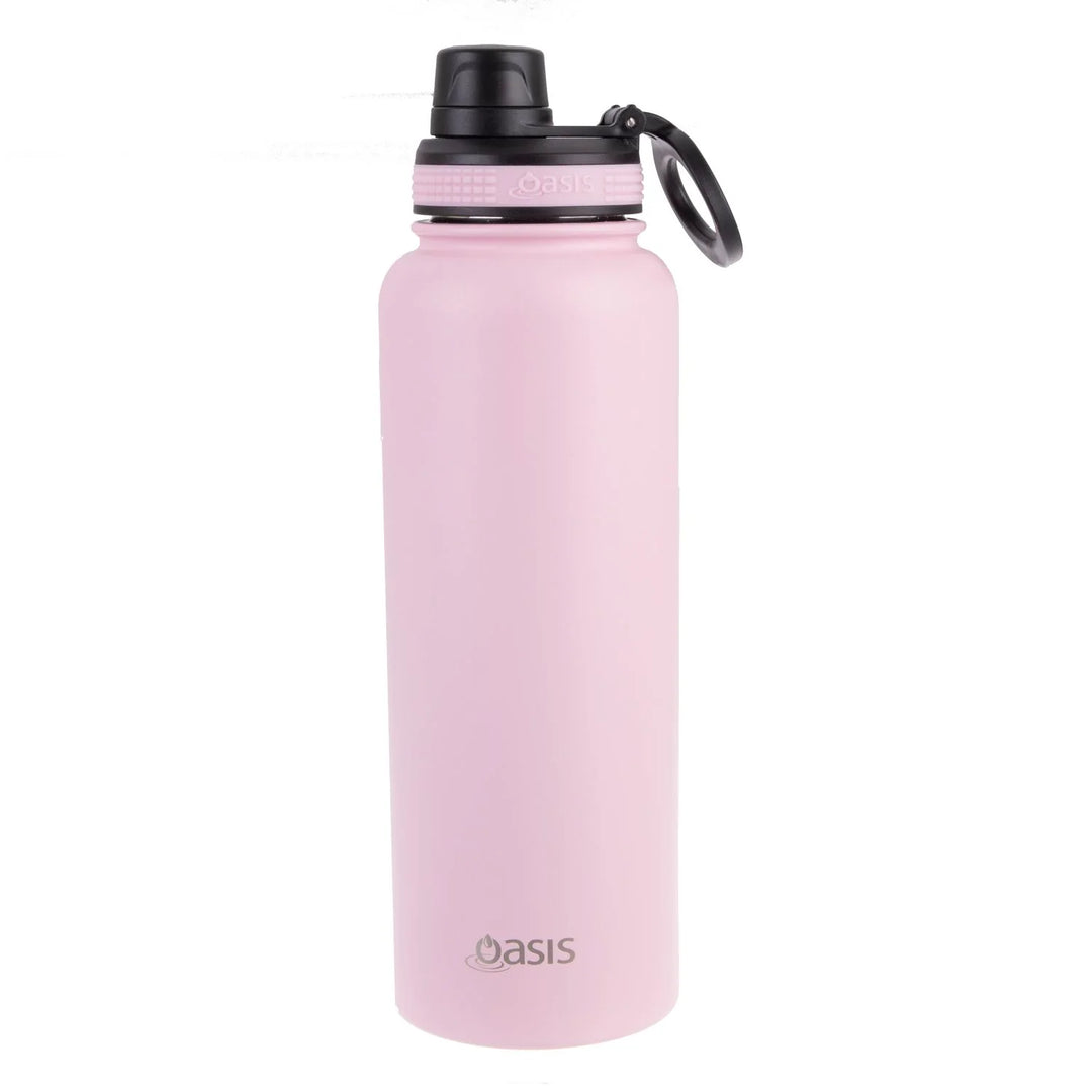 Oasis S/S Double Wall Insulated Challenger Sports Bottle W/ Screw Cap 1.1L - TheSquarePeg