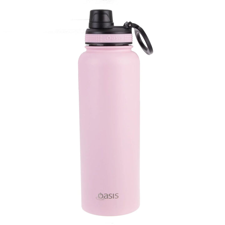 Oasis S/S Double Wall Insulated Challenger Sports Bottle W/ Screw Cap 1.1L - TheSquarePeg