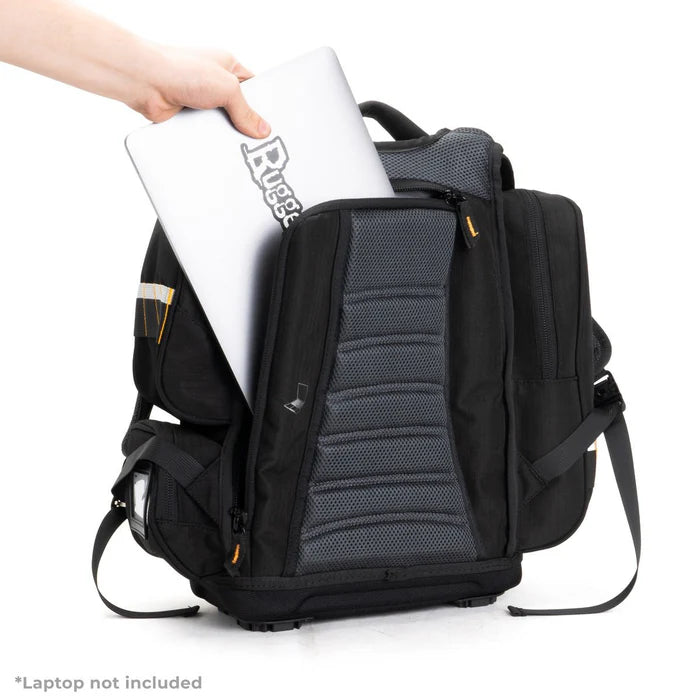 Rugged Xtreme Transit Backpack Black - TheSquarePeg