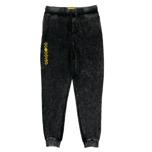 AB Good Times Gyms Fleece Trackies Black