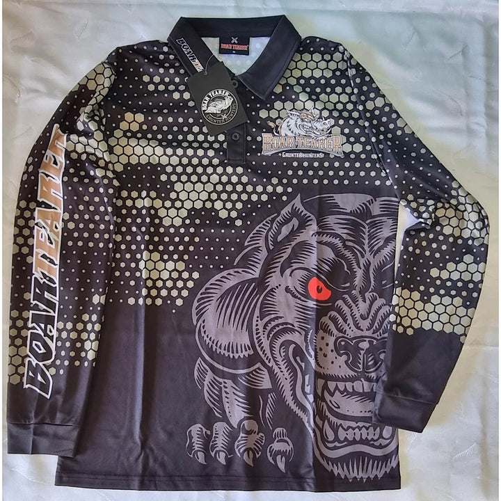 Boar Tearer Narrabri Long Sleeve Tee - Black