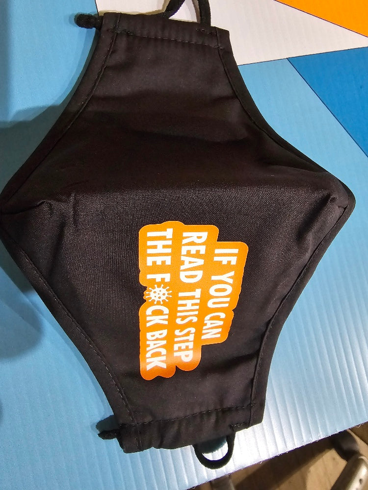 AB Step the F Back Mask