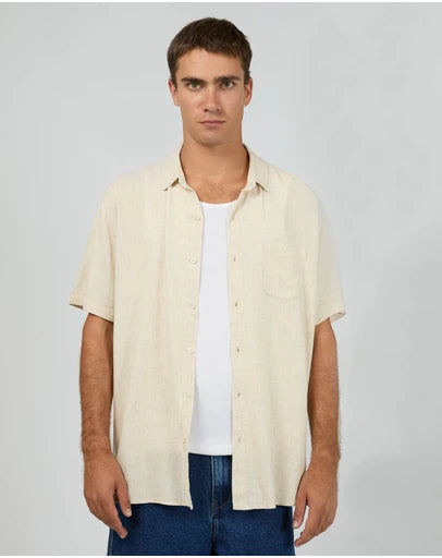 Silent Theory Textured Linen SS Shirt