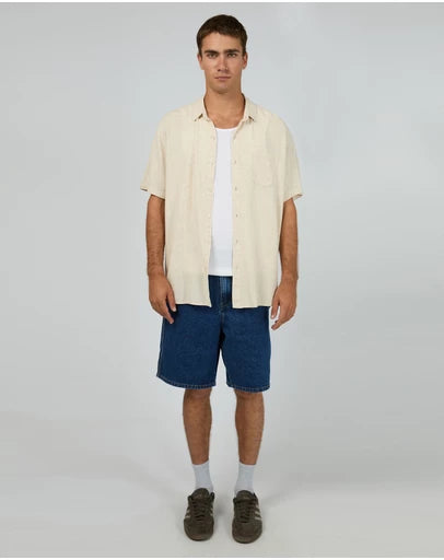 Silent Theory Textured Linen SS Shirt