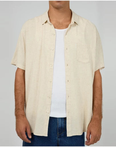 Silent Theory Textured Linen SS Shirt