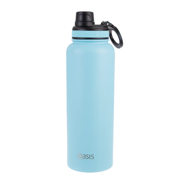 Oasis S/S Double Wall Insulated Challenger Sports Bottle W/ Screw Cap 1.1L - TheSquarePeg