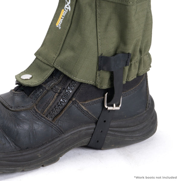 RX Snake Gaiters Long Green - TheSquarePeg