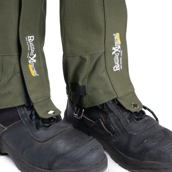 RX Snake Gaiters Long Green - TheSquarePeg