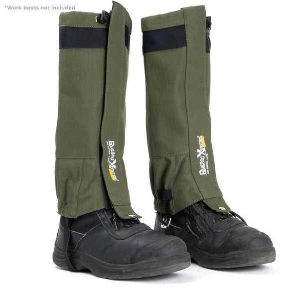 RX Snake Gaiters Long Green - TheSquarePeg