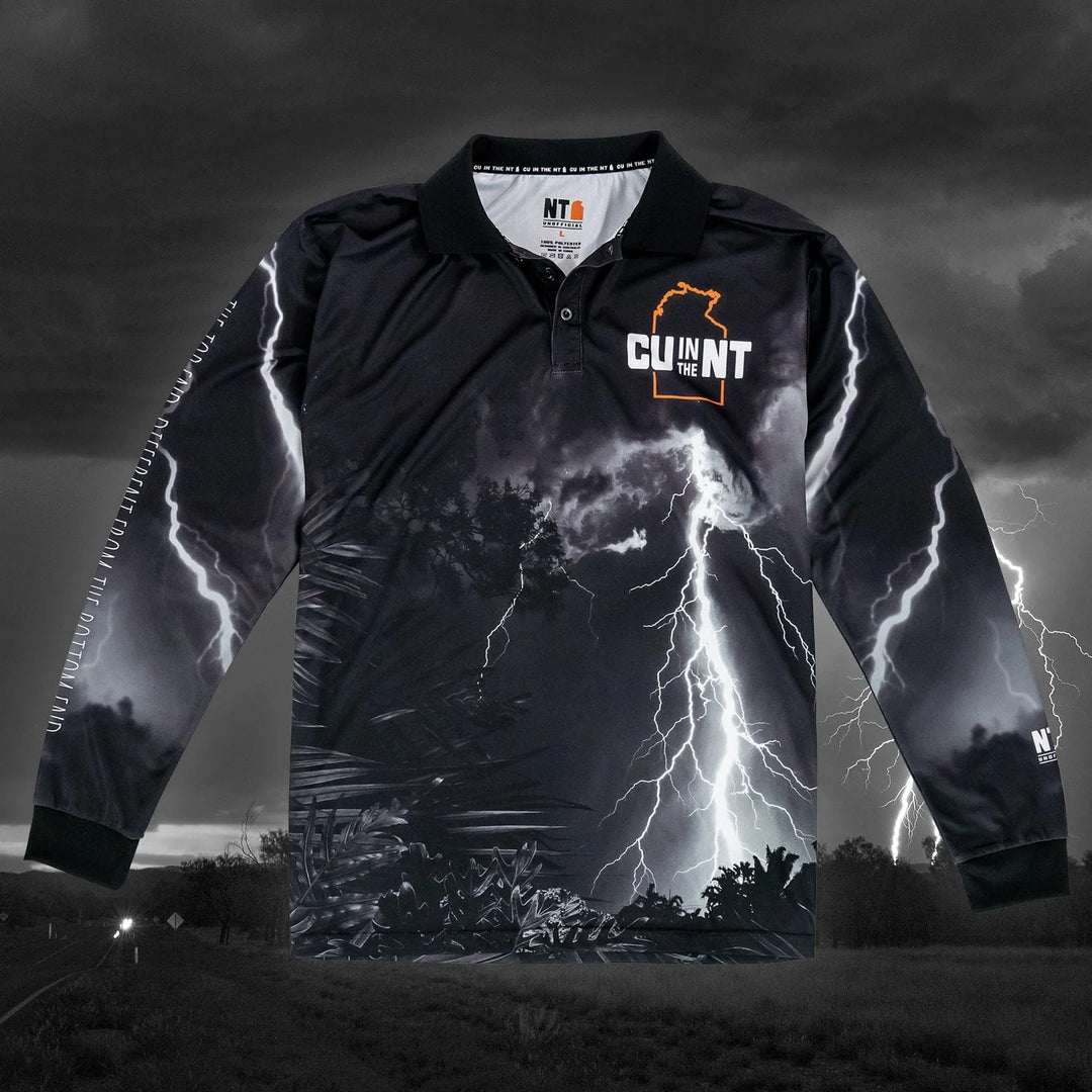 CU in the NT Monsoon Black Fishing Jersey