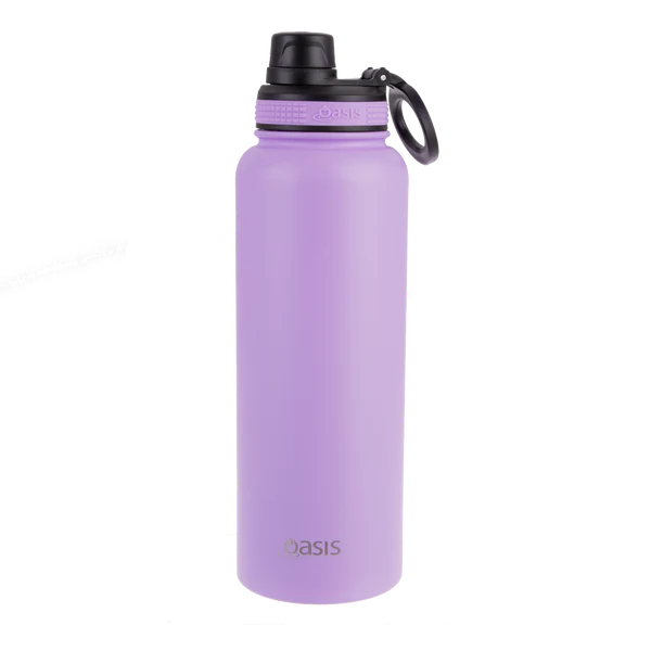 Oasis S/S Double Wall Insulated Challenger Sports Bottle W/ Screw Cap 1.1L - TheSquarePeg