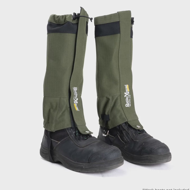 RX Snake Gaiters Long Green