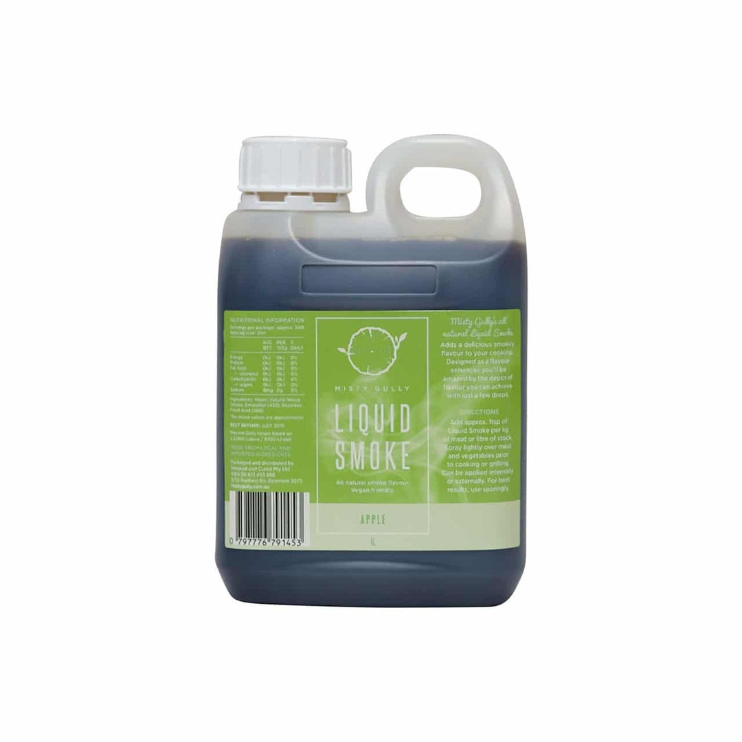 Misty Gully Liquid Smoke 1lt Apple - TheSquarePeg