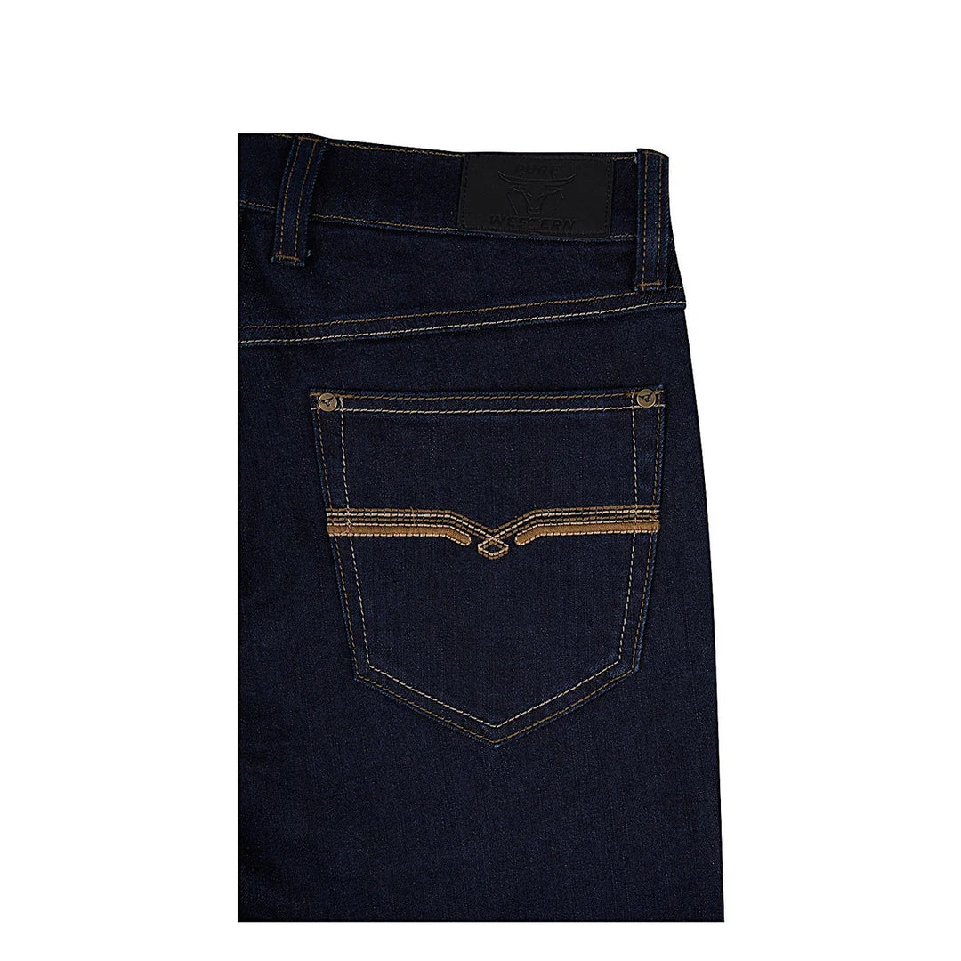 Pure Western Mens Hawkins Straight Jean 34L