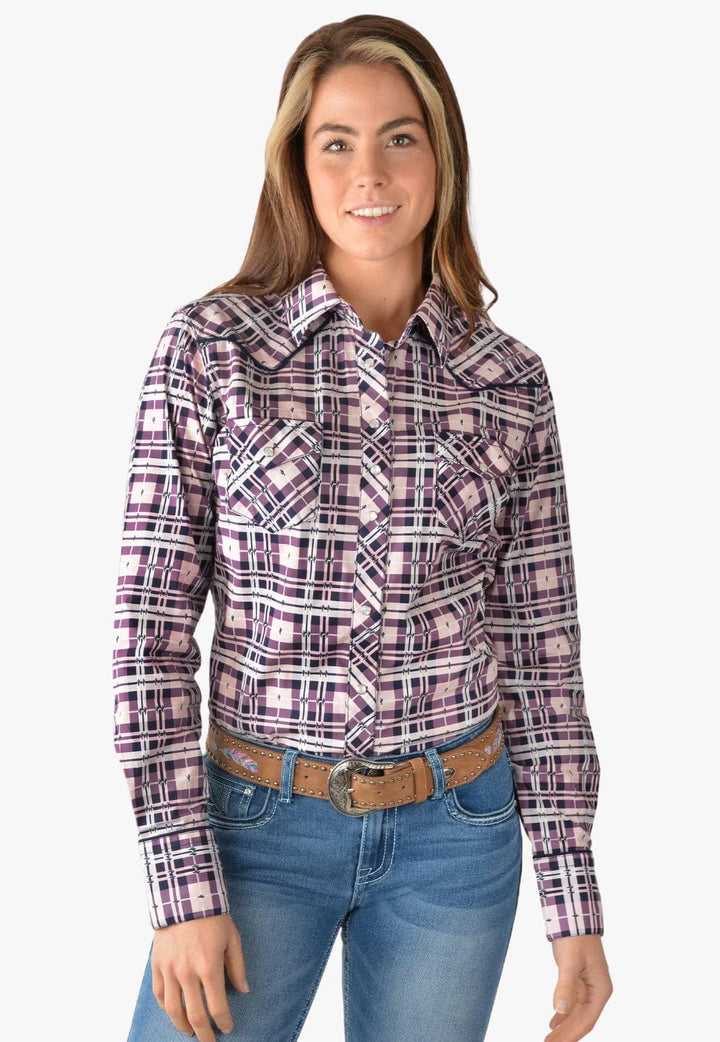 Pure Western Womens Victoria L/S Shirt