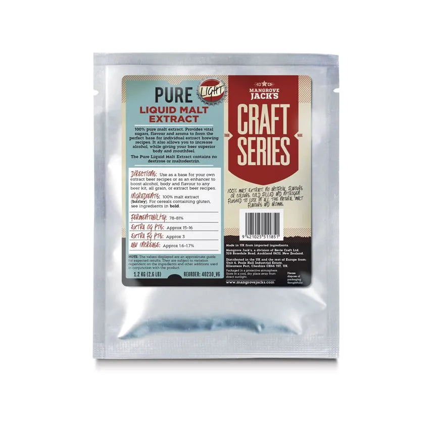 MJ Liquid Malt Extract Light 1.2kg