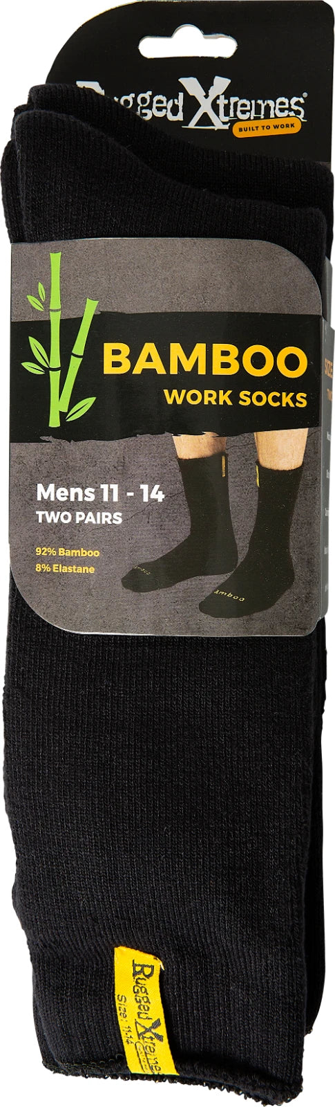 RX Bamboo Socks 2PK 11-14 - TheSquarePeg