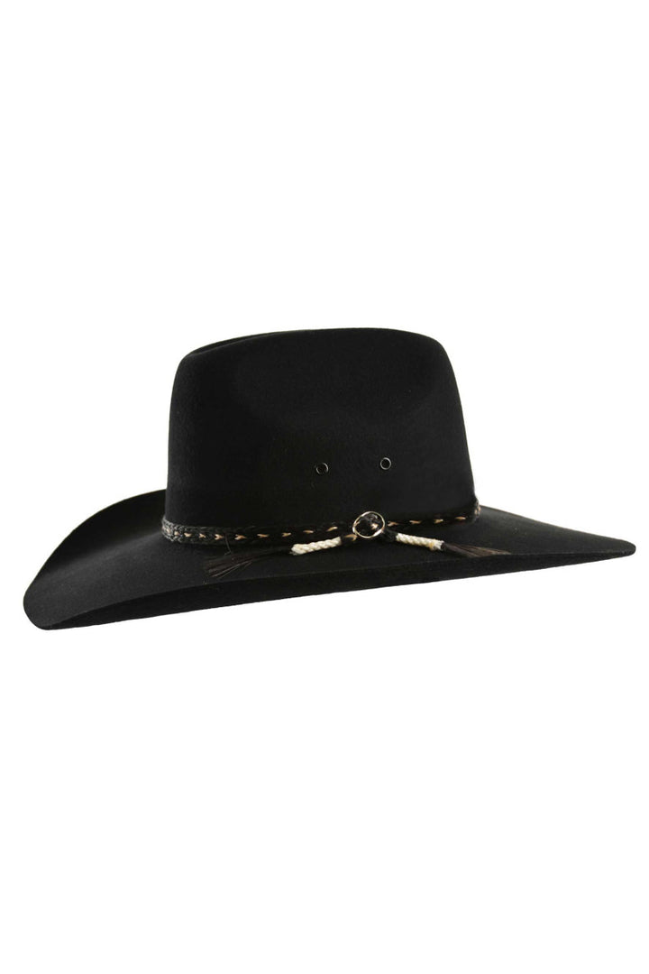 TC Station Wool Felt Hat - Black - Size 55