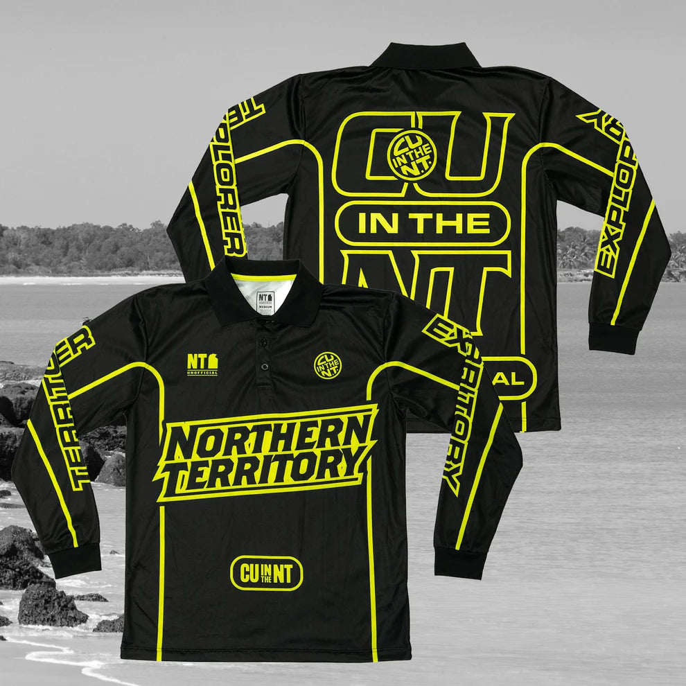 CU in the NT Territory Recon Fishing Jersey Yellow
