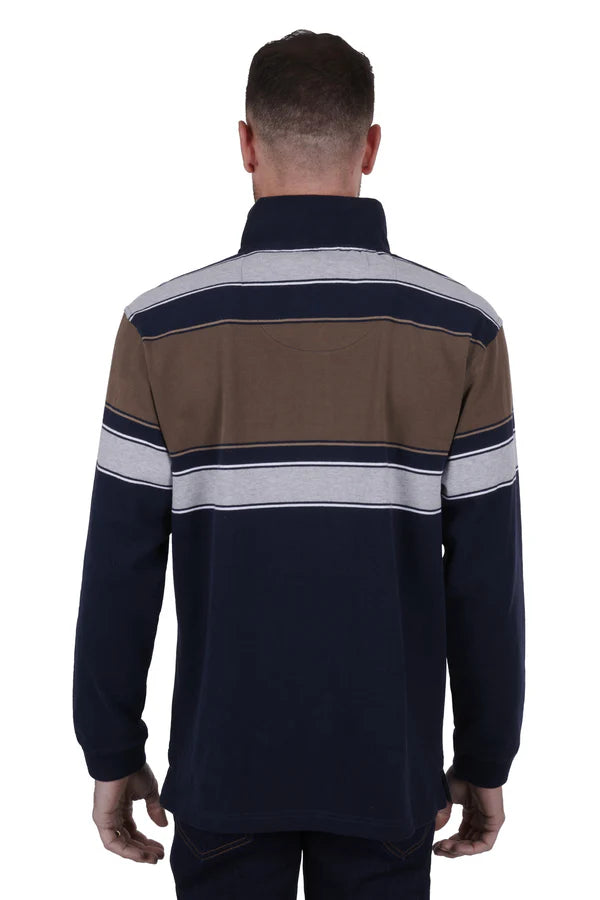Thomas Cook Mens Jason 1/4 Zip Rugby Sml