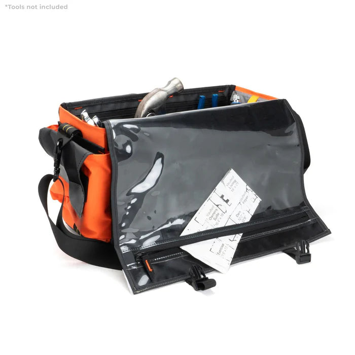 RX Essential Utility Tool Bag PVC Orange/Black - TheSquarePeg