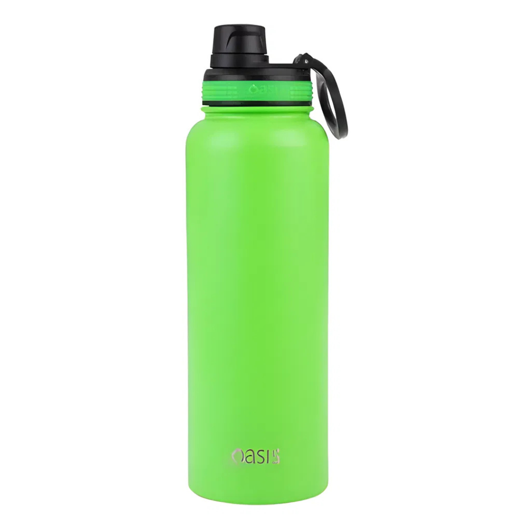 Oasis S/S Double Wall Insulated Challenger Sports Bottle W/ Screw Cap 1.1L - TheSquarePeg