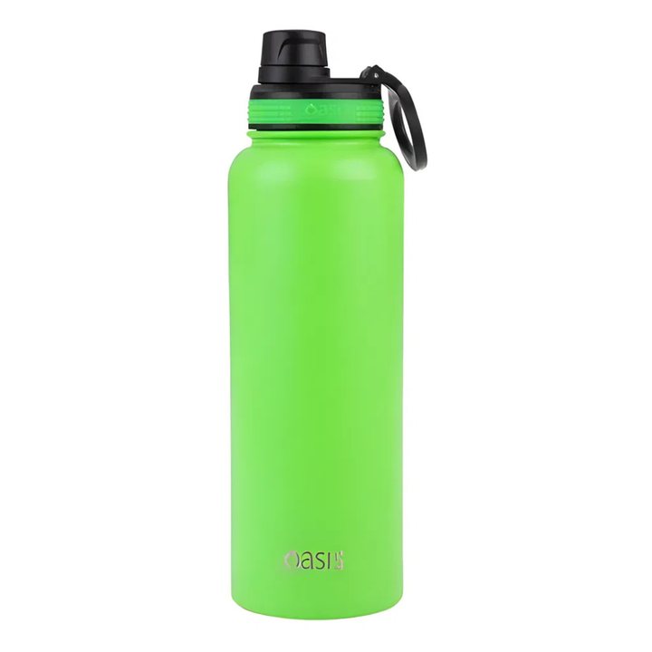 Oasis S/S Double Wall Insulated Challenger Sports Bottle W/ Screw Cap 1.1L - TheSquarePeg