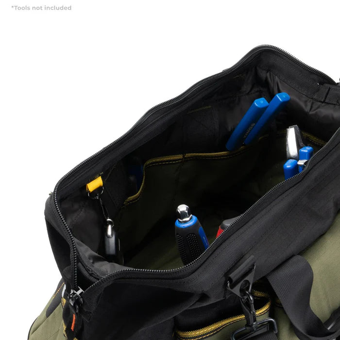 Rugged Xtreme Wide Mouth Service Tote - Grn/Blk - TheSquarePeg